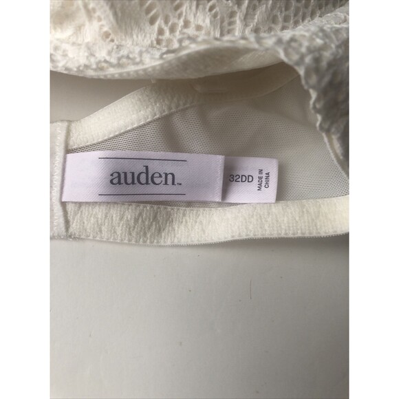 Women  LACE PLUNGE PUSH-UP Bra -Auden White 32DD - Picture 8 of 10